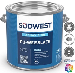 Zeige Details für SÜDWEST AquaVision PU-Weißlack Satin  Bild von SÜDWEST AquaVision PU-Weißlack Satin