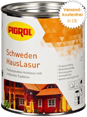 Bild von PIGROL SchwedenHausLasur