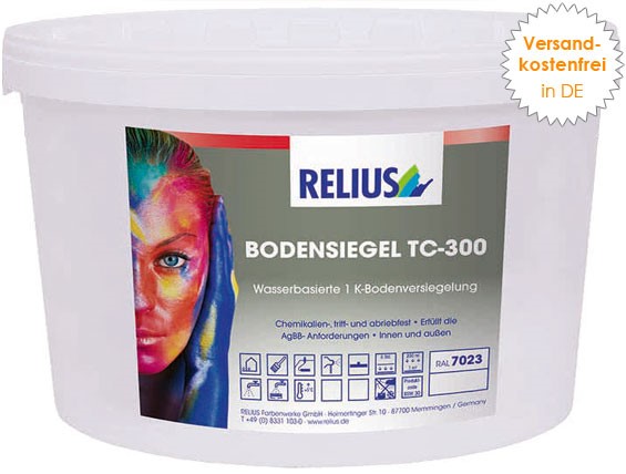 Bild von RELIUS Bodensiegel TC-300 NEU: RELIUS 1K HYDRO-AC BODENSIEGEL