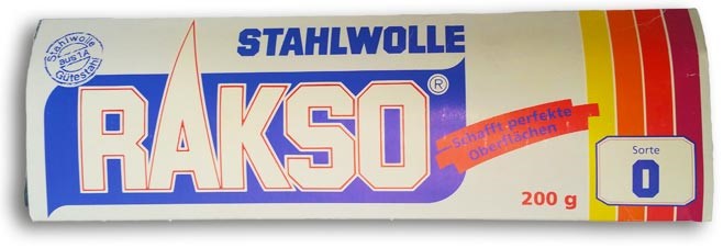 Bild von RAKSO Stahlwolle 200g fein/mittel