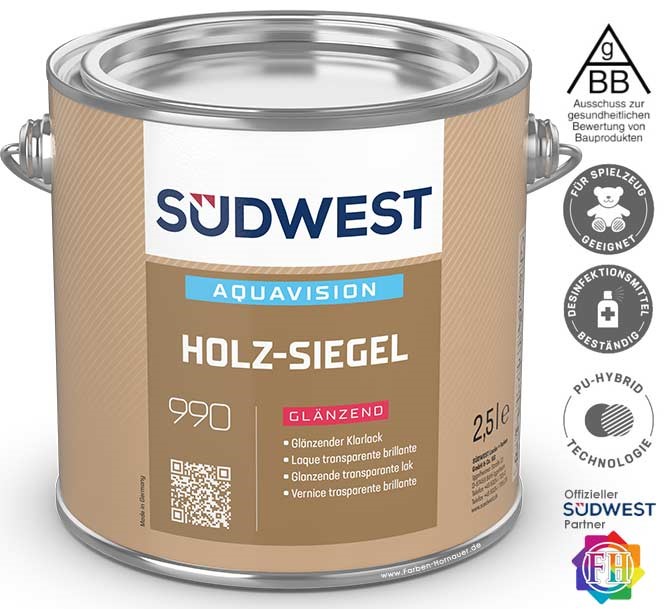 Bild von SÜDWEST AquaVision Holz-Siegel glänzend